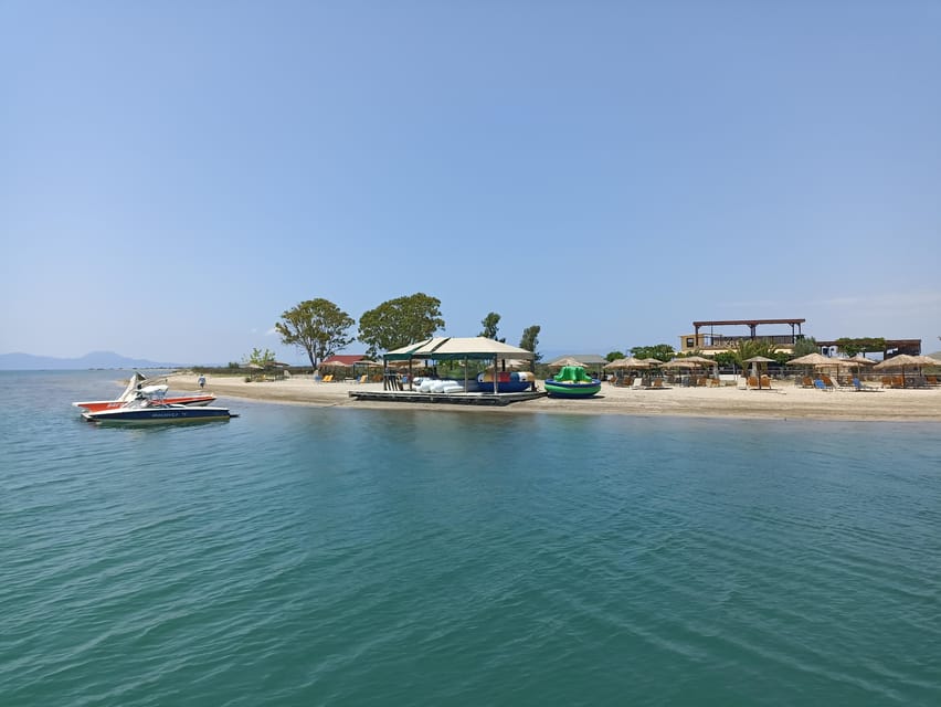 Syvota & Blue Lagoon cruise with BBQ and beach stop - Reaching Sivota and the island passage