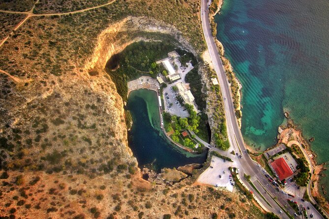 Temple Of Poseidon - Sunset Small Group Tour - A brief look at Vouliagmeni Lake