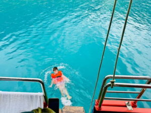 Thassos: Full-Day Cruise with BBQ and Swim Stops - Getting on board: pickup across Thassos and a fast start