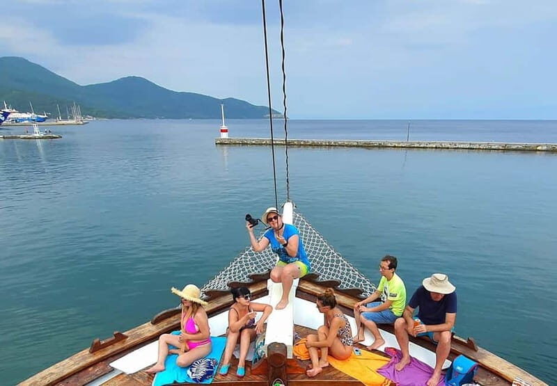 Thassos: Full-Day Cruise with BBQ and Swim Stops - The sail out: views and a viewpoint stop