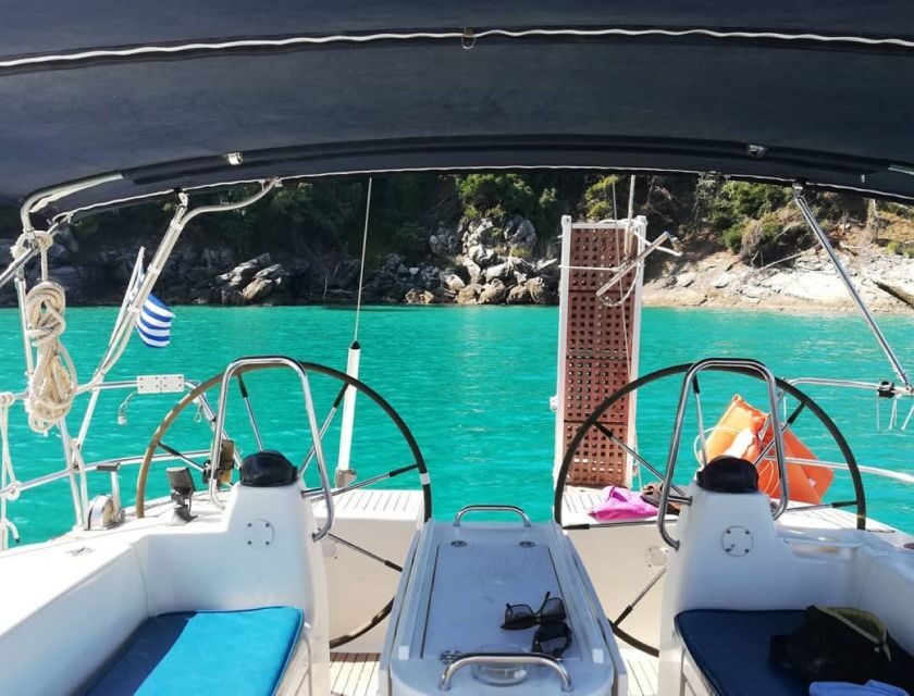 Thassos Island: Sailing Day Cruise Beer & Snack - The coastline you came for: marble shores and pine forests