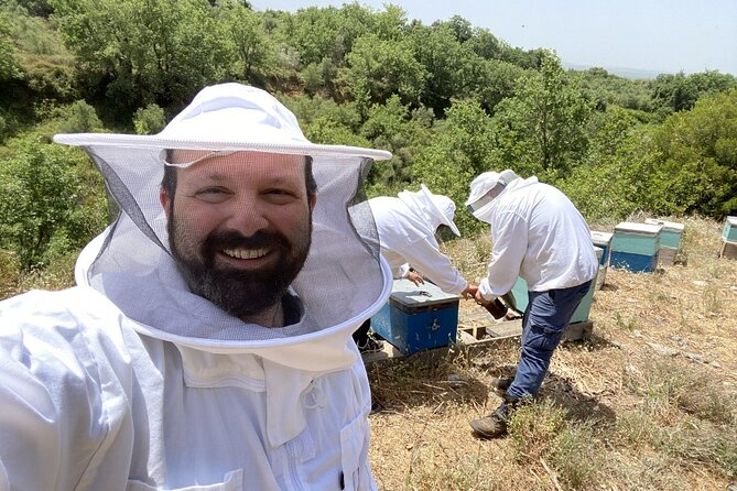The Cretan Way of Life at the mountains of Rethymno (Mylopotamos) - Eleni’s beekeeping lesson and fresh thyme honey
