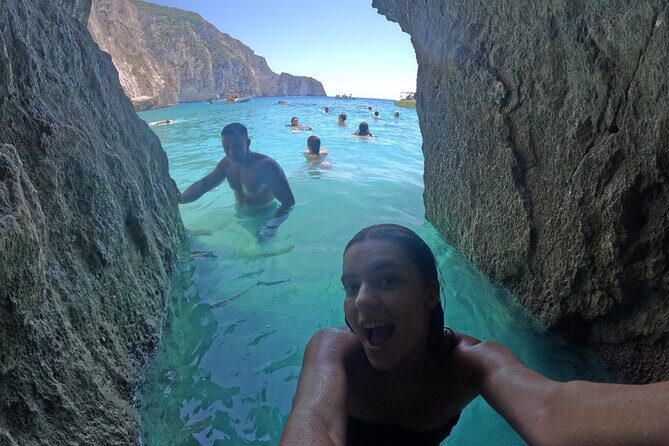 The Ultimate Private Tour on Zakynthos Island !!! (No. 2) - Marathonisi: the turtle island stop with caves and quiet beach time