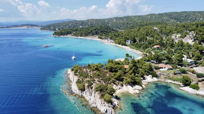 Thessaloniki: Halkidiki/Sithonia Swim, Sunset & Olive Tour - Aternoon timing makes the beach feel easy