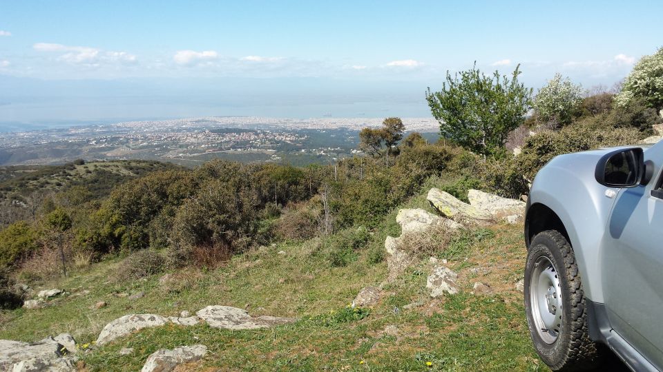 Thessaloniki: Private Mountain and Beaches SUV Safari - Sand dunes and a final swim