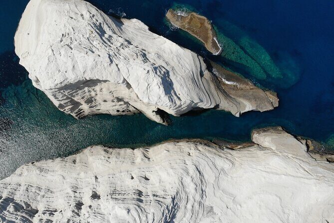 Three Greek Islands Full-Day Private Luxury Boat Tour - Gerakas and Tsigrado: Two Milos Beaches, Two Different Kinds of Wow
