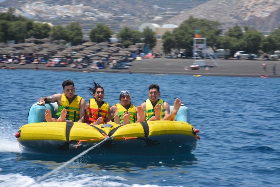 Thrill Waves Tubing at Perivolos Beach, Santorini - What happens during the 10-minute session