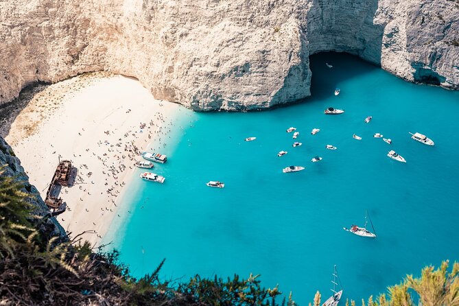 Tour Zakynthos Shipwreck,Blue Caves, Kremmidi Beach Excursion - The Blue Caves and their changing blue light