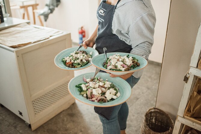 Traditional Greek Cooking Class and Organic Lunch on Poros - Plaki brings the main course together