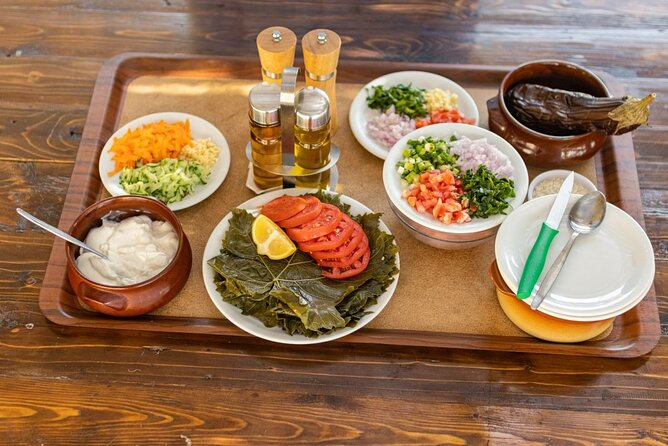 Traditional Greek COOKING class and Wine Tasting in Rhodes - Wine tasting at the outdoor bar