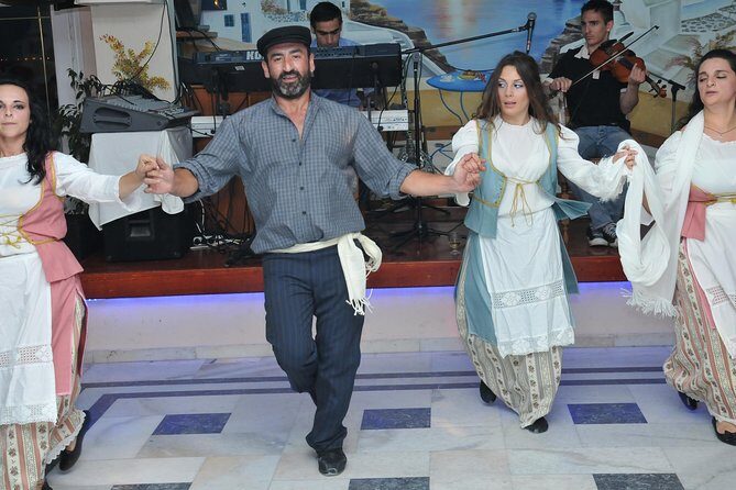 Traditional Greek Night live Music & Dinner Show in Santorini - Plate smashing and fire-dance moments: why these scenes stick with you