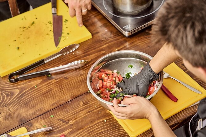 Traditional Kouzina Santorini Cooking Experience - Cooking Santorini food in a historic Greek home