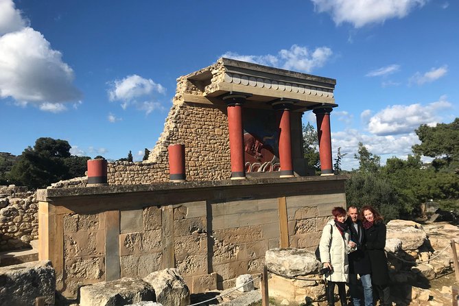 Travel Crete - Visit Knossos palace (Semi Private - Shared Tour) - Walking through the palace of Minos