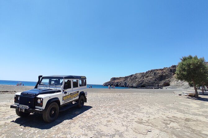 Trypiti beach and gorge Jeep Safari - Why this mix works: gorge + swim in one long day