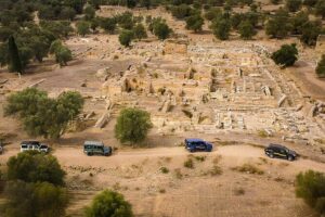 Trypiti beach and gorge Jeep Safari - Route snapshot: Zaros Lake, Messara views, and Gortynas ruins