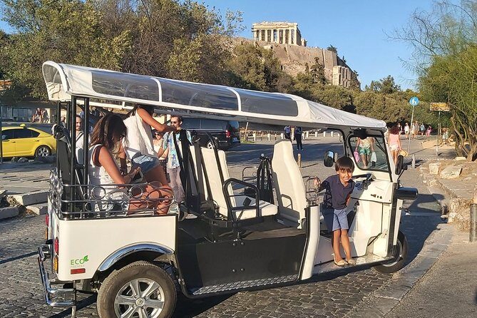 Tuk Tuk Athens Complete City Center Tour - 100% Electric (3 hour) - Stop 4: Mount Lycabettus for panoramic 360-degree views