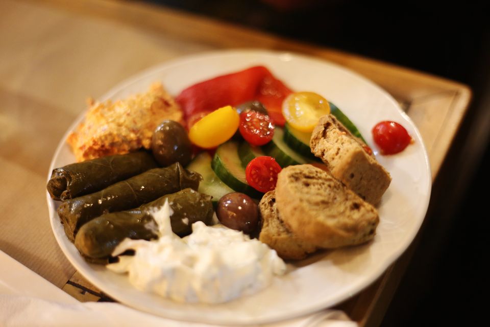Twilight Athens Tour inc. rooftops, tastings & 3 drinks - The rooftop Acropolis view