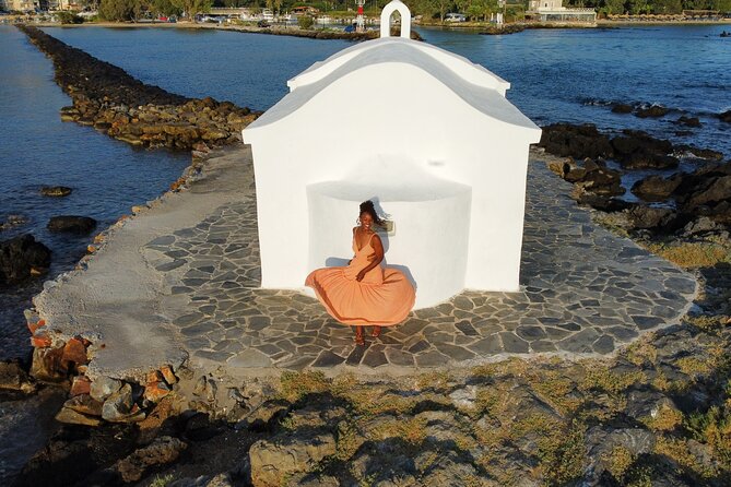 Unique drone images of Crete and you from the air - Who should book this private one-hour session