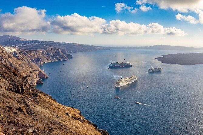 Unique Half-Day Private Motor Boat Cruise in Santorini - Snorkel Gear, Towels, Safety, and Comfort on Board