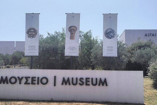 Vergina and Thessaloniki Old Town Private Day Tour with Pickup - Walking through the royal tombs at Aigai