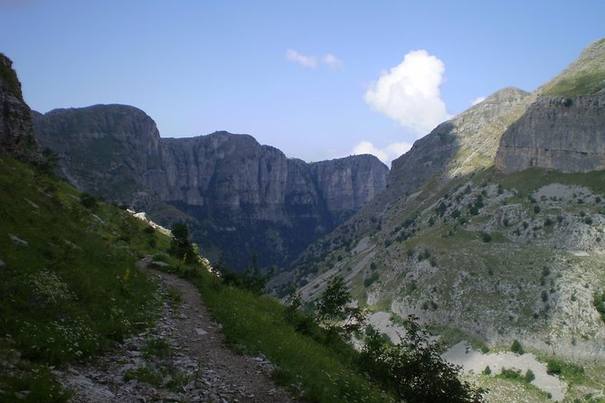 Vikos Gorge daily hike - Following the Voidomatis through the woods