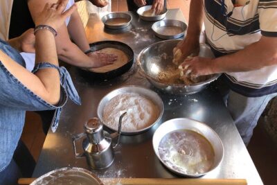 Village cooking class in an Agritourism Unit in Arcadia, Greece! - Picking vegetables in the garden