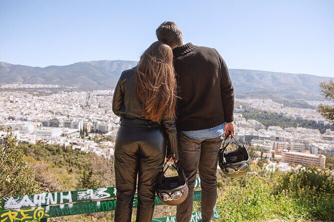 VIP 90" Private Sidecar Tour of Athens Acropolis & Lycabetus - Stop 3: Mt Lycabettus Pine Forest Ride and the 277-Meter View