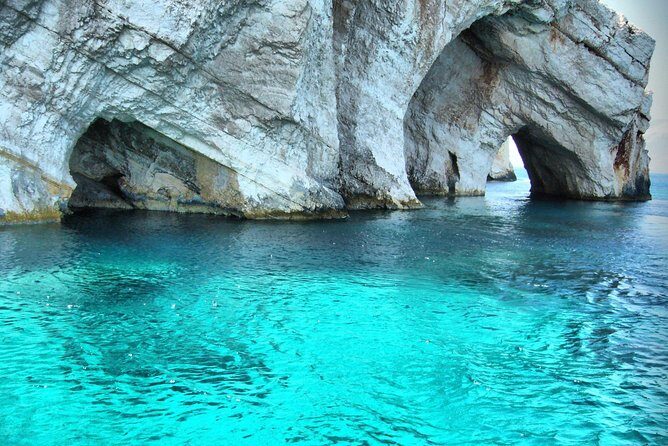 VIP Full Day Tour Shipwreck Blue Caves and top view - Xigia Sulfur Beach: The Natural Spa Stop You’ll Feel