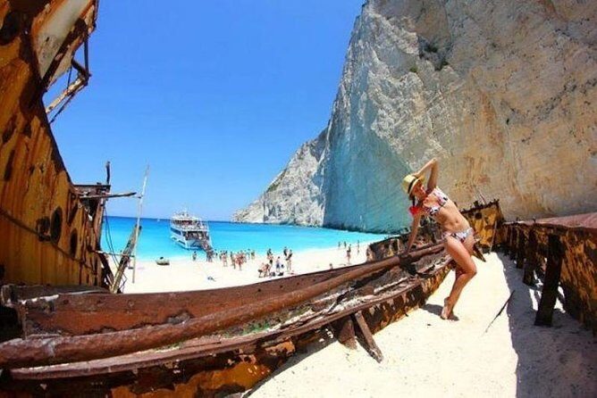 VIP Full Day Tour Shipwreck Blue Caves and top view - Bochali View Point: Your First Big Picture of Zakynthos
