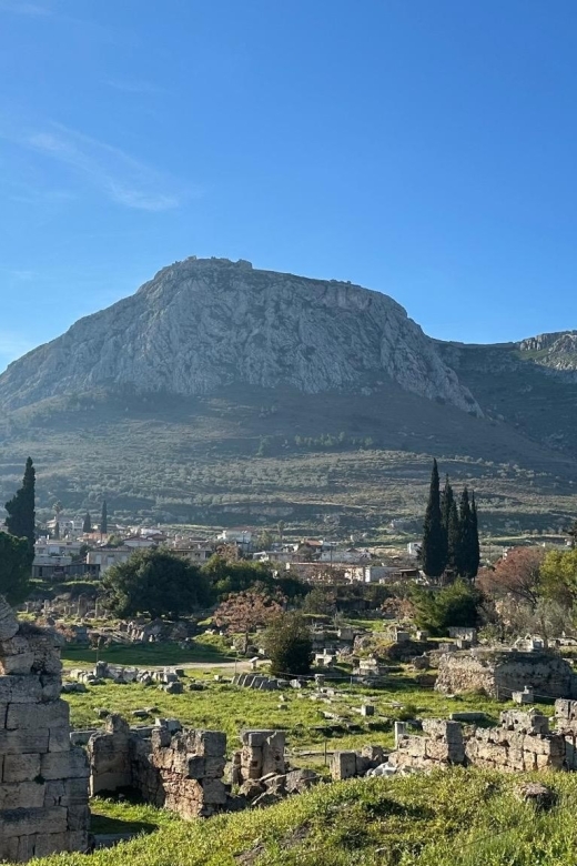 Visit Ancient Corinth Mycenae Nafplio Canal Private Tour 8H - Acrocorinth: the fortress above the ruins