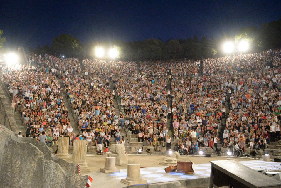 Watch a performance at ancient stage of Epidaurus - Following a Greek performance with English translation