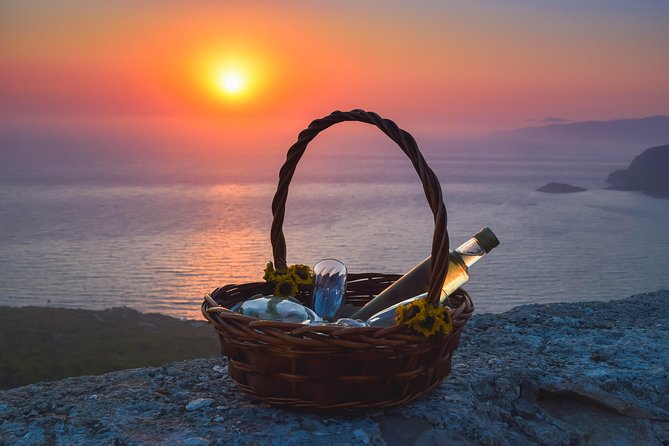 Wine Tasting and Romantic sunset in Monolithos - Monolithos Castle and the western sunset