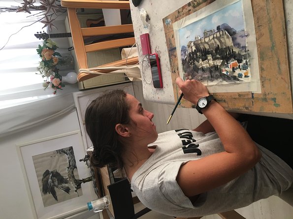 workshop for painting acropolis/landscape with local artist - Key points at a glance