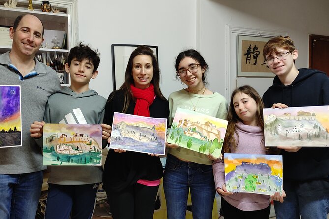 workshop for painting acropolis/landscape with local artist - Who will get the most from the two-hour format