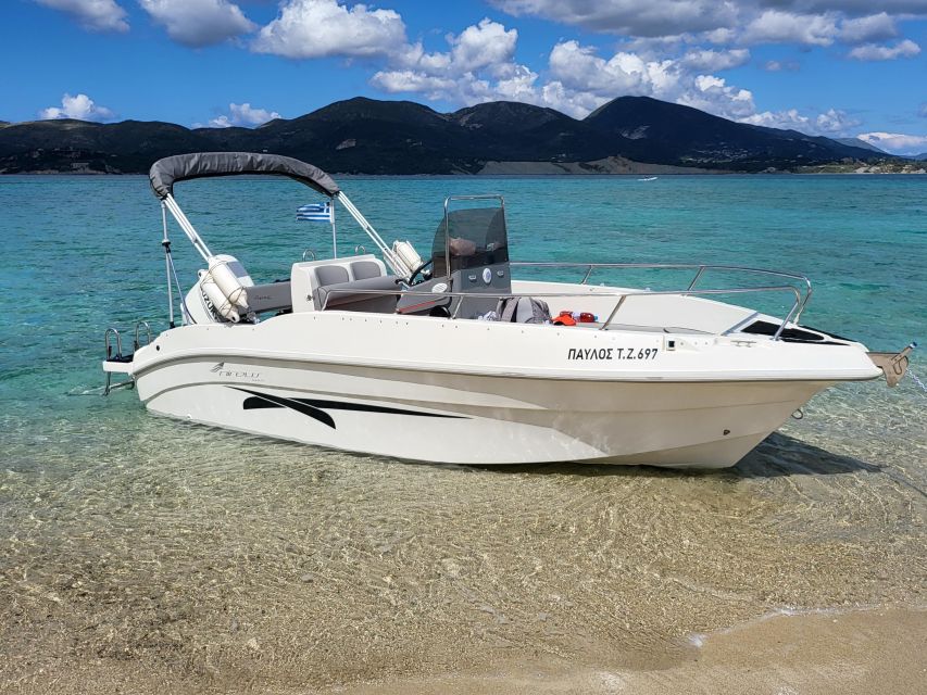 Zakinthos: Private Boat Rental to Shipwreck and Blue Caves - The Blue Caves from the water