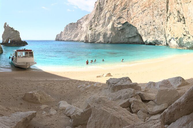 Zakynthos boat tour:Shipwreck& Local blue caves with 3 Swim Stops - Porto Vromi: Getting Set for a Smooth Boat Day