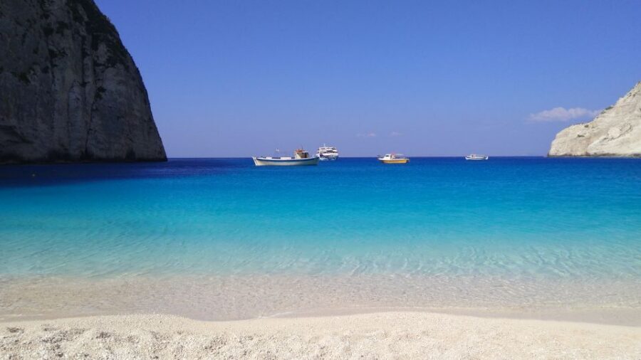 Zakynthos: early morning Shipwreck,Blue Caves and view point - Poseidon’s Face and the shipwreck viewpoint: the best photos require a little walking