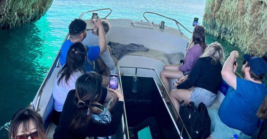 Zakynthos: Glass-Bottom Boat to Navagio, Caves & White Beach - Maravelia Cave and the swim breaks: where the day turns from pretty to fun