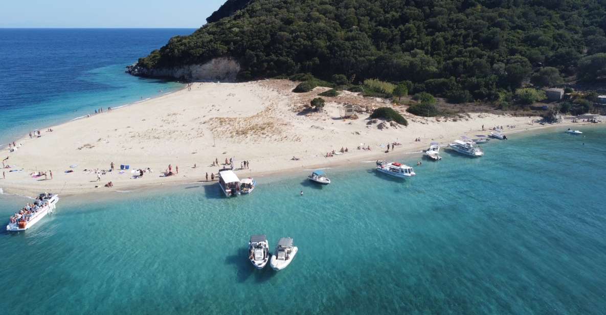 Zakynthos: Guided Boat Cruise to Turtle Island & Keri Caves - Passing Marathonisi, the island shaped like a turtle