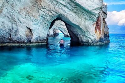 Zakynthos Half day tour Shipwreck beach Blue Caves by small boat - Navagio and the changing reality of Shipwreck Beach