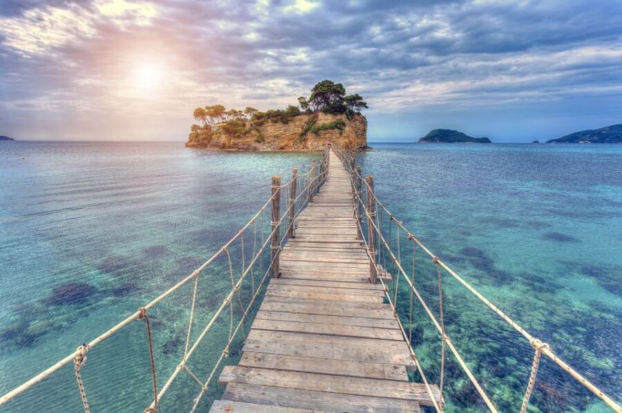 Zakynthos: Marathonisi, Cameo Island and Keri Caves Tour - Laganas pickup and the Agios Sostis departure point