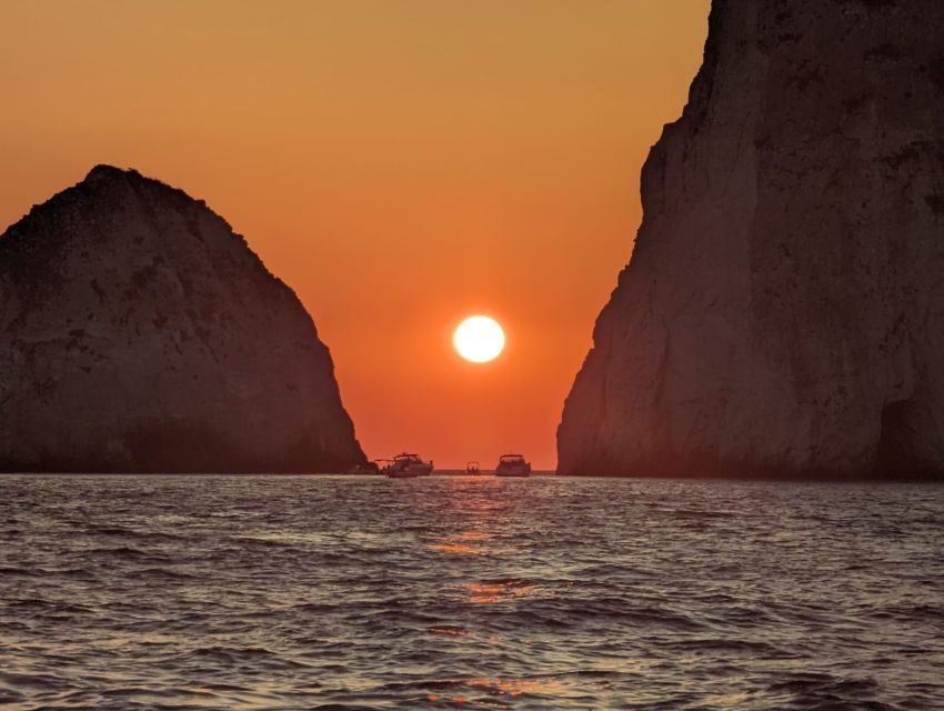 Zakynthos: Mizithres Sunset Cruise with Swimming & Turtles - The Sunset Over Zakynthos: Timing, Color, and Getting Photos Right