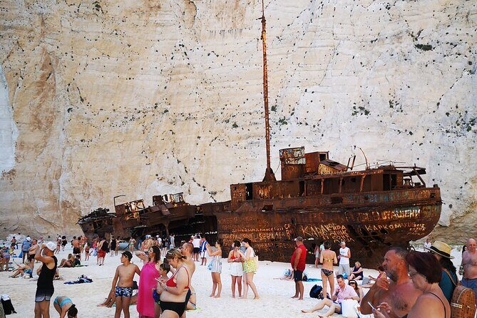 Zakynthos Navagio View - Boatrip, Caves & Xigia Beach exploration - Xigia Beach to Alykes Area: Sulfur-water reset