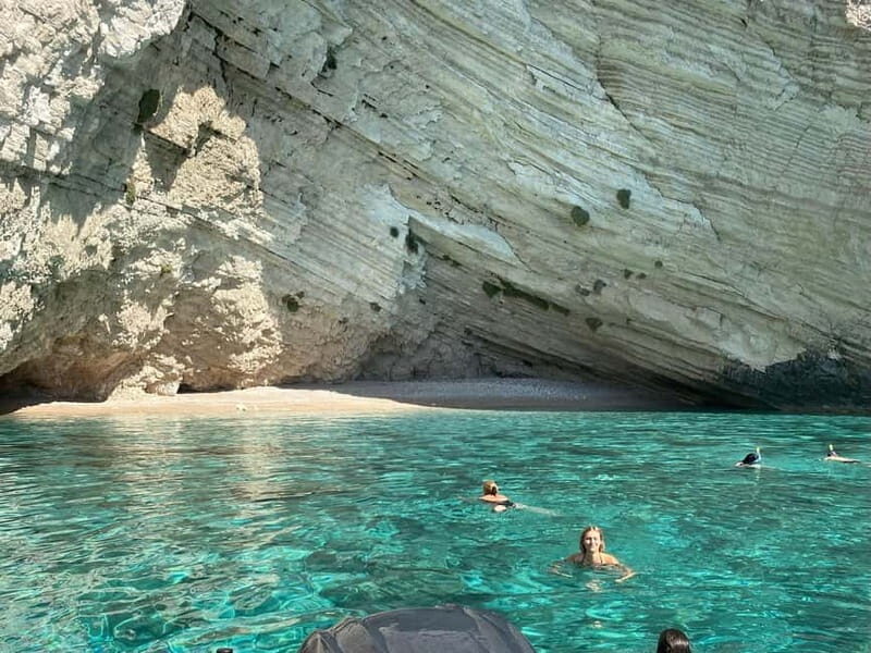 Zakynthos: Private Boat Tour – South Coast & Swim Stops - Stop 1: Keri Caves swim break and up-close cave photos