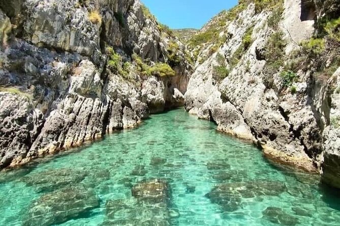 Zakynthos Private Cruise to Shipwreck Beach & Blue Caves - Xigia Beach and the sulfur-water stop