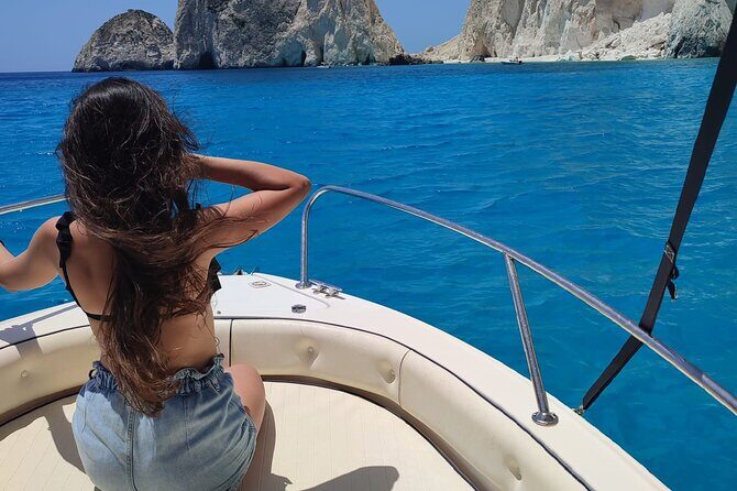 Zakynthos Private Cruise to Turtle Island, Keri Caves & Mizithres - Stop 1: Marathonisi (Turtle Island) in Laganas Gulf