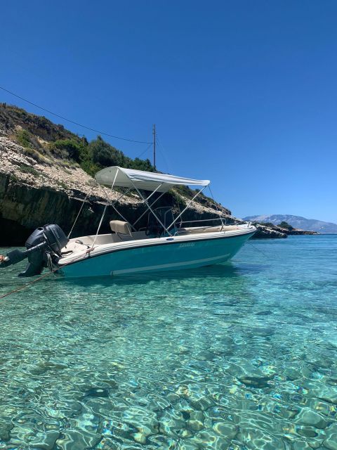 Zakynthos: Self Drive Speedboats to Shipwreck and Blue Caves - Xigia Sulfur Beach and the extra stops