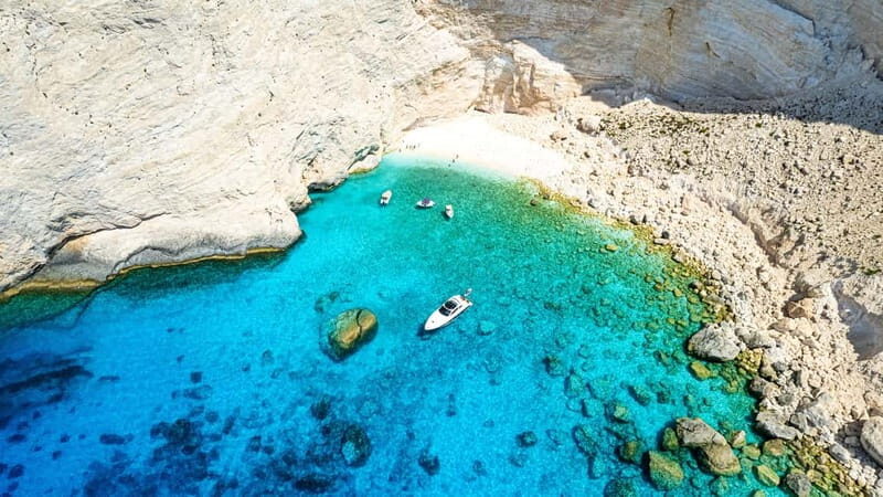 Zakynthos: Semi Private Shipwreck & Blue Caves Max 10 guests - Porto Vromi Maries to the Speedboat Circuit