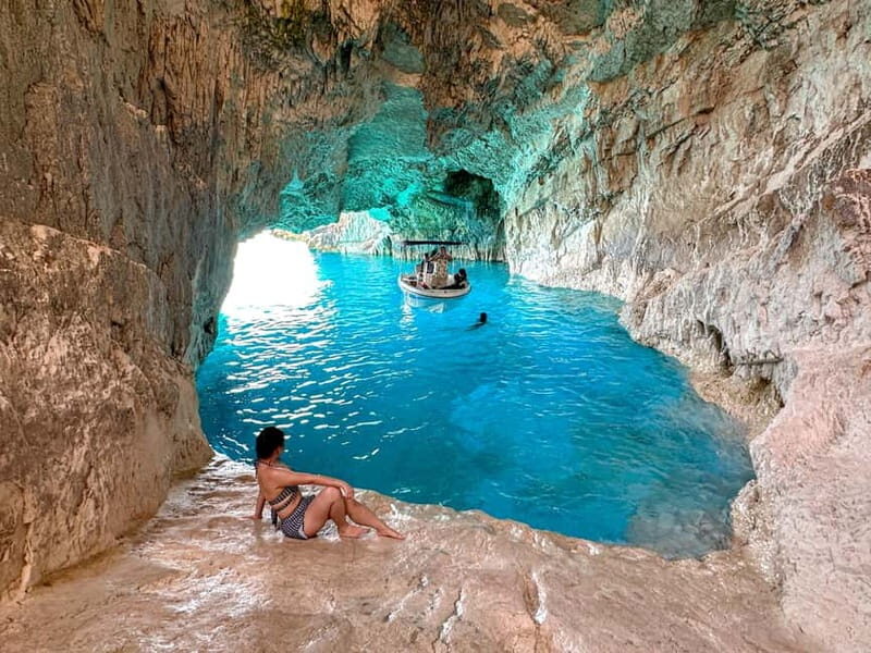 Zakynthos: Semi Private Shipwreck & Blue Caves Max 10 guests - Shipwreck Area: Seeing Navagio From Above and the Boat Stops