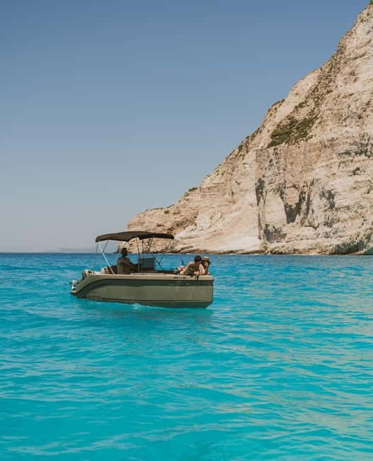 Zakynthos: Shipwreck Beach & Blue Caves Adventure - What the captain fee means for the real price